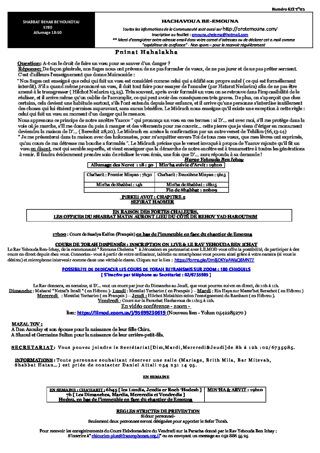 HB 672 BEHAR BEHOUKOTAI